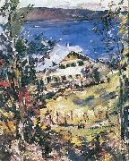 Lovis Corinth Walchensee, Landhaus mit Wascheplatz France oil painting artist